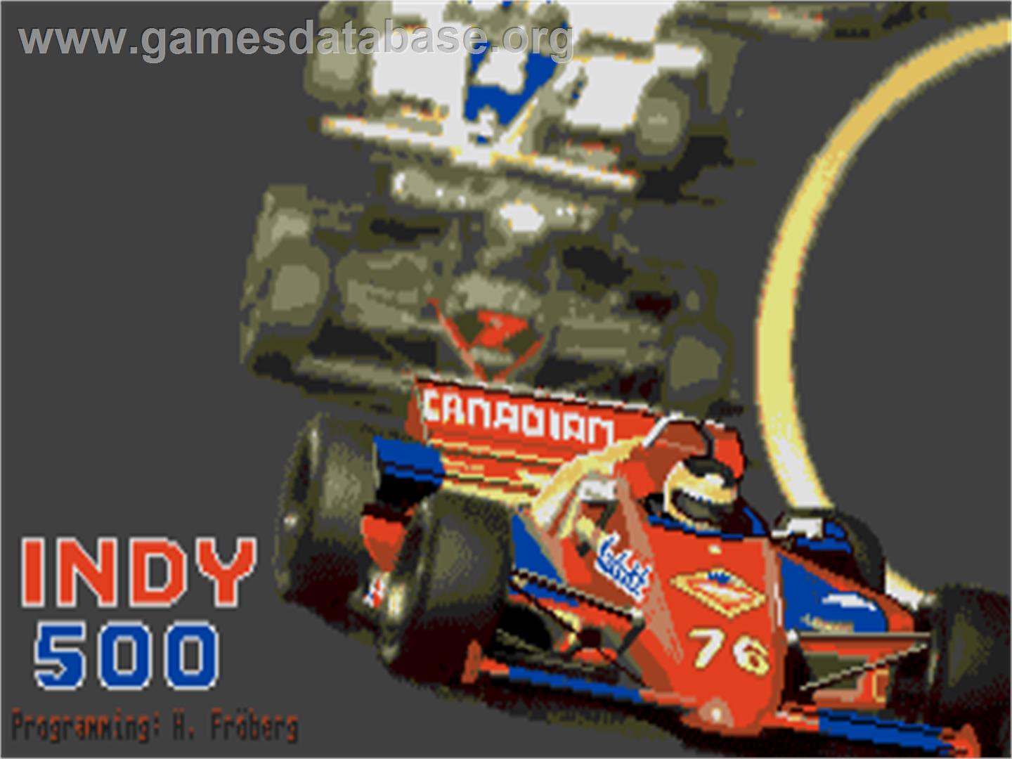 Indy 500 - Atari ST - Artwork - Title Screen